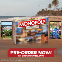 Santa Barbara Edition Monopoly Board Game featuring the Santa Barbara Zoo