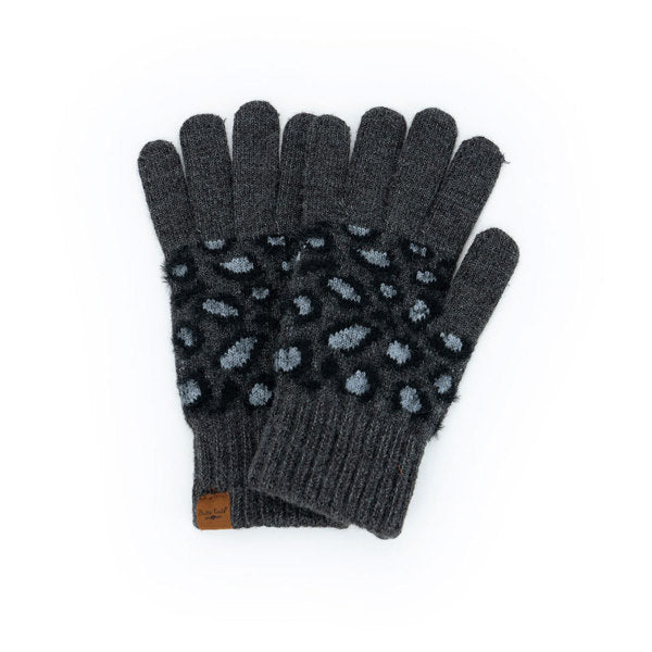 Gloves Snow Leopard Black