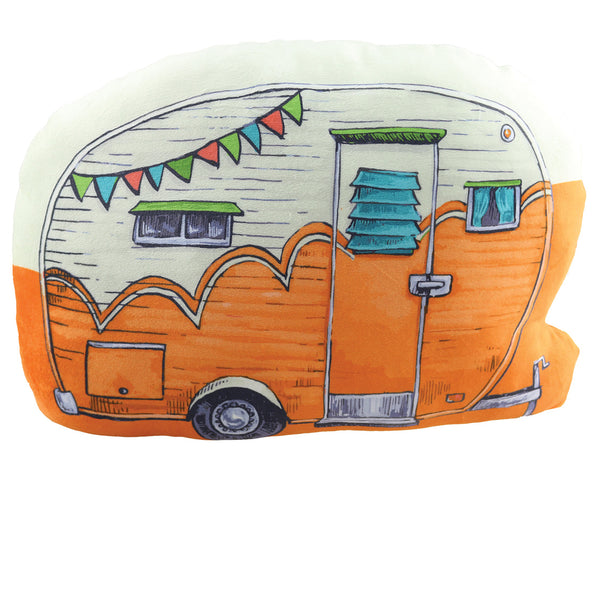 Ranger Station Retro Camper Pillow