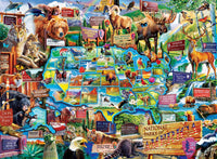 Jr. Ranger National Parks USA Map