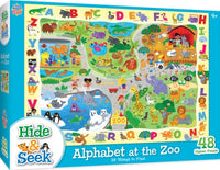 Alphabet At The Zoo Jigsaw Puzzle 48pc