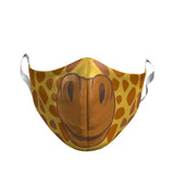 SBZ Cartoon Giraffe Face Mask