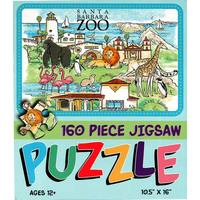 Exclusive Santa Barbara Zoo Puzzle - 160 pcs.