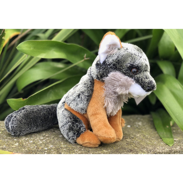 Grey fox stuffed animal discount