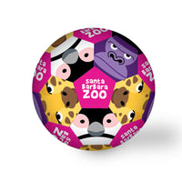 Zoo Animals Mini, Squishy Soccer Ball Pink