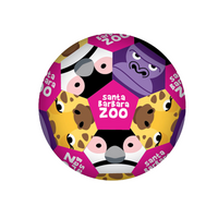 Zoo Animals Mini, Squishy Soccer Ball Pink